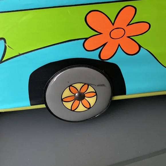 Scooby Doo Mystery Machine rolling luggage suitcase bag - Picture 2 of 13